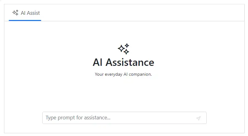 Blazor AI AssistView banner template