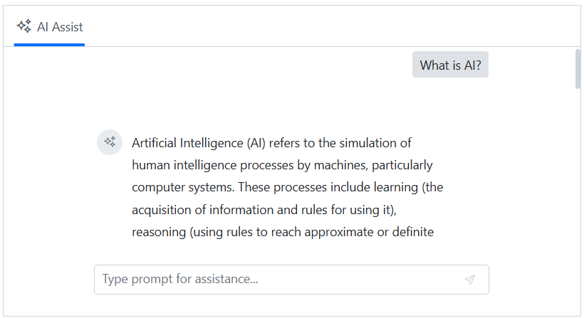 AI AssistView with IChatClient
