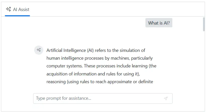 AI AssistView with IChatClient