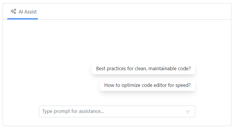 Blazor AI AssistView PromptSuggestions