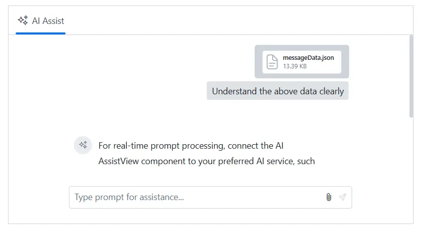 Blazor AI AssistView Attachment Enable