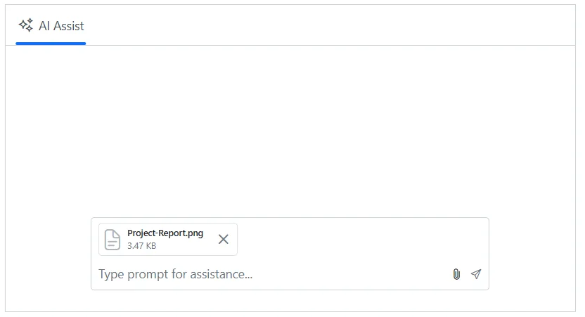 Blazor AI AssistView Attachment Enable