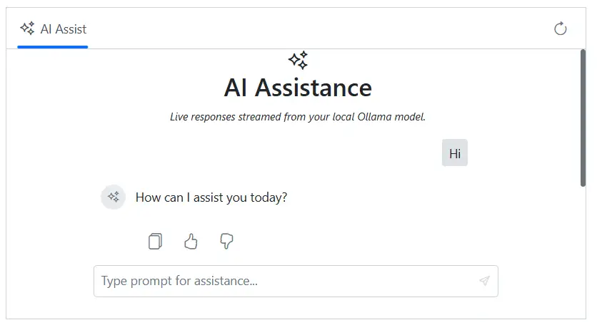 Blazor AI AssistView LLM Integration