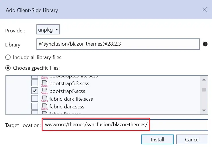 Modified the target location