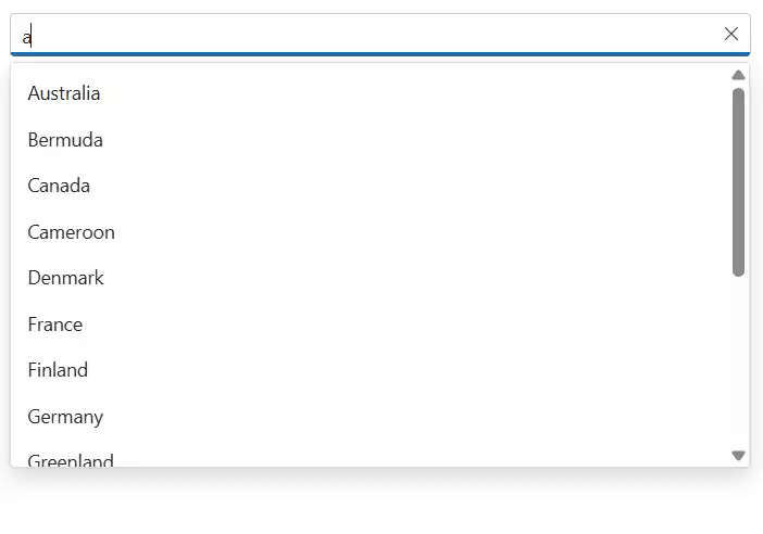 Binding Blazor AutoComplete Component Items