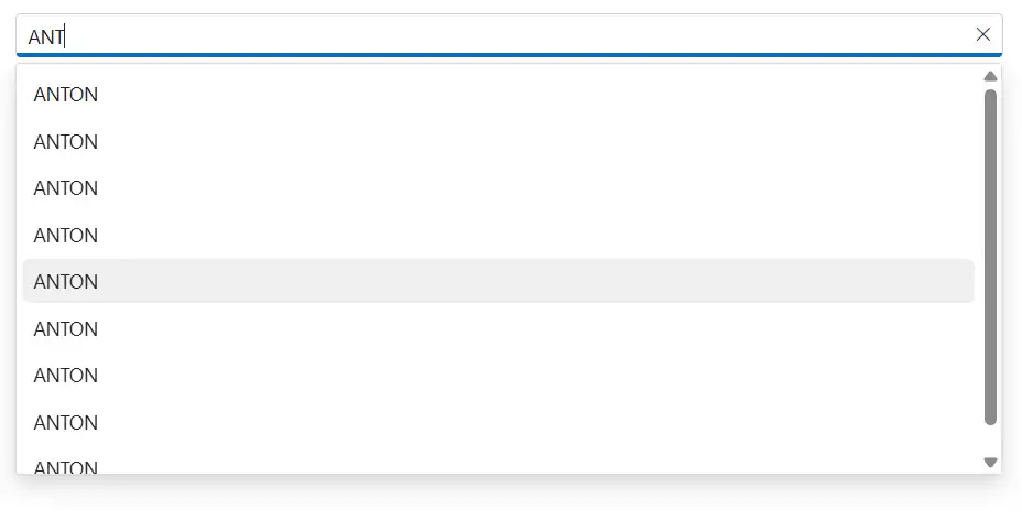 Filtering Blazor AutoComplete Items based on Character Count
