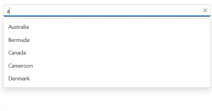 Blazor AutoComplete with FooterTemplate