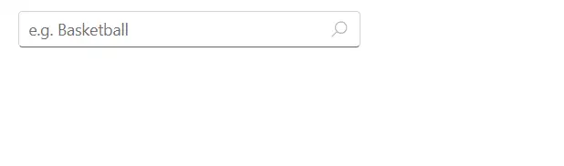 Blazor AutoComplete Search Icon