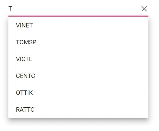 Blazor AutoComplete with OData v4 Adaptor