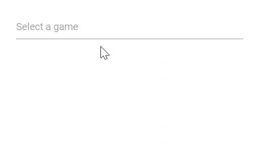 Blazor AutoComplete with floating label moving above on focus and input
