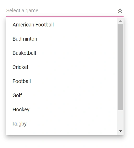 Blazor AutoComplete with a custom dropdown icon