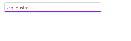 Blazor AutoComplete focus color