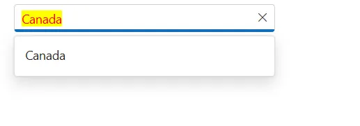 Blazor ComboBox with customizing the focus, hover and active item color