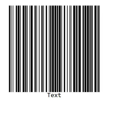 Customizing the Text in Blazor Barcode