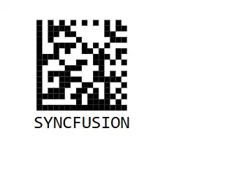 Data Matrix Generator in Blazor Barcode Component