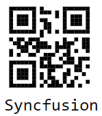 flare tråd Placeret QR Code generator in Blazor Barcode Component | Syncfusion