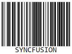 Code 128 Special Characters in Blazor Barcode