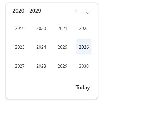 Restriction in Blazor Calendar