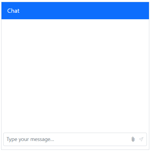 Blazor Chat UI Enable Attachment