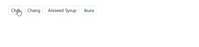 Multiple Selection in Blazor Chip