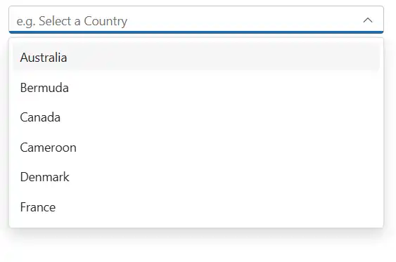 Binding Complex Items with Blazor ComboBox