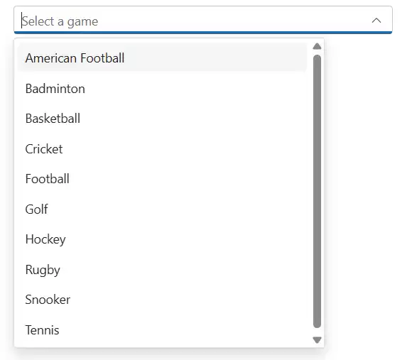 Customizing popup height and width in Blazor ComboBox