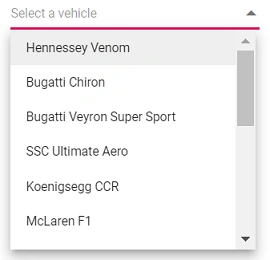 Blazor ComboBox with expando object data binding