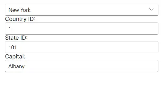 Cascading with other form field in Blazor ComboBox