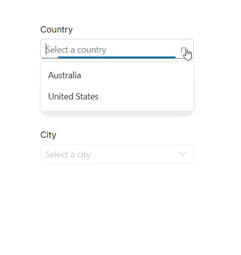 Cascading in Blazor ComboBox