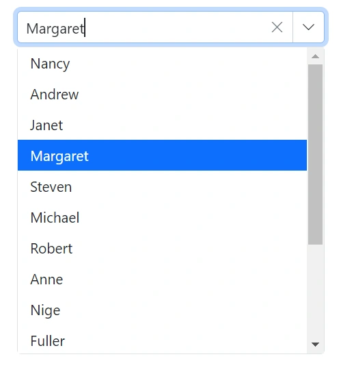 Blazor ComboBox with Dynamic object binding