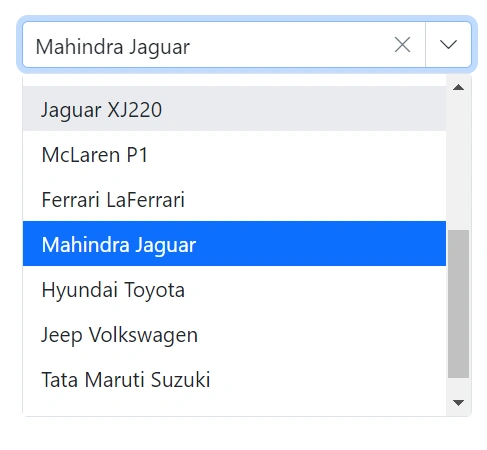 Blazor ComboBox with Expando object binding