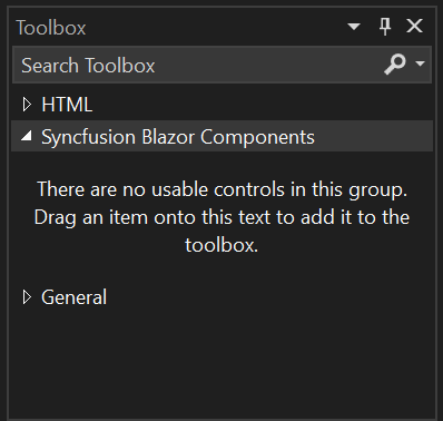 Add new tab in toolbox