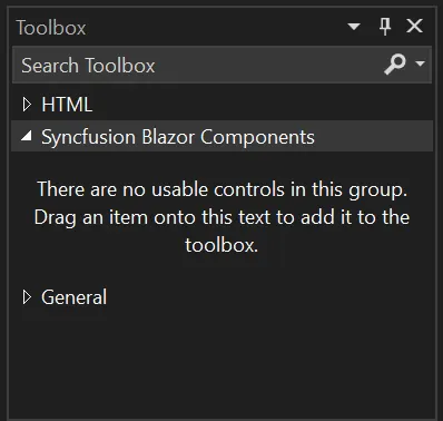 Add new tab in toolbox