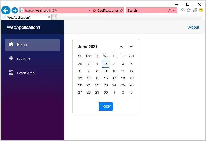 Syncfusion component rendering on IE11