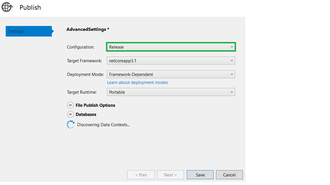 Release Configuration in Blazor