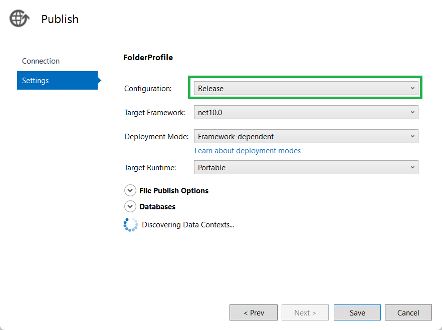 Release Configuration in Blazor
