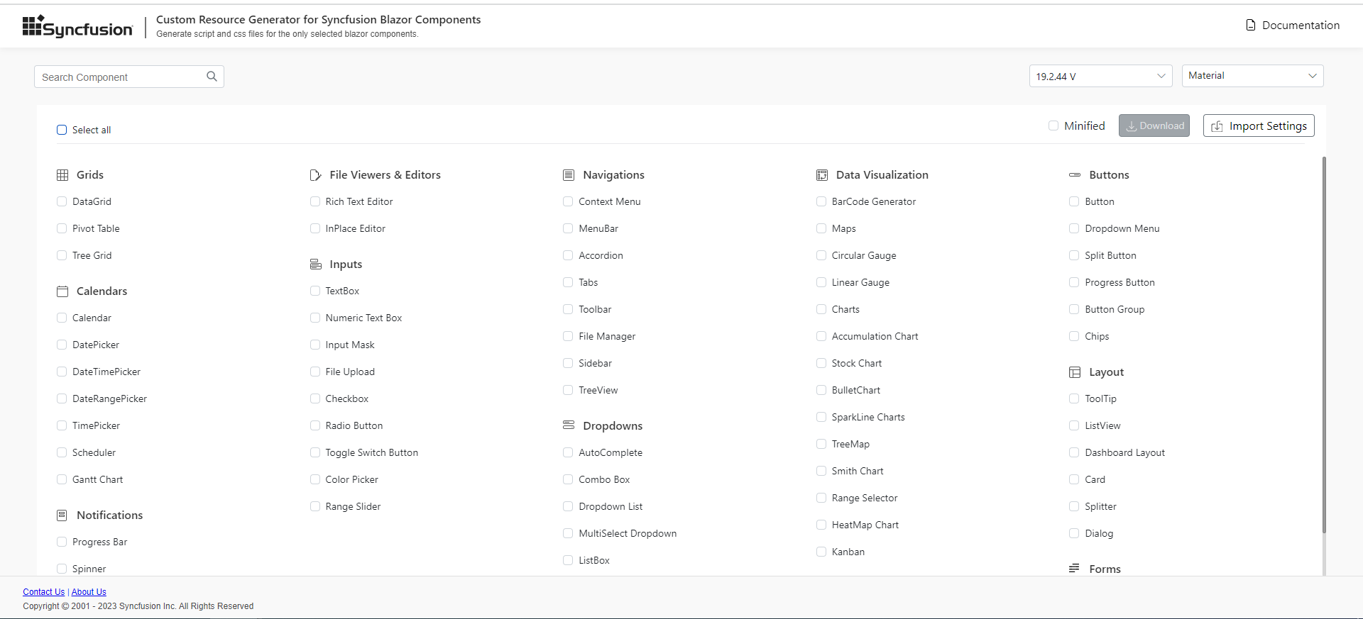 Custom resource generator preview for Blazor