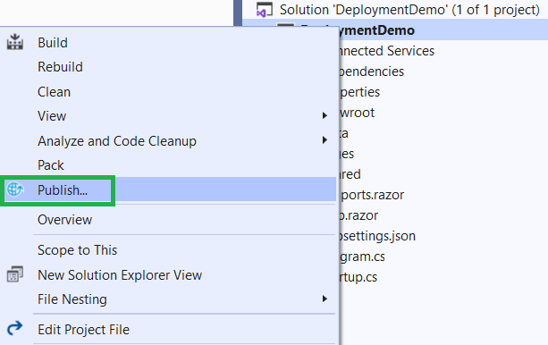 Solution Explorer in Blazor