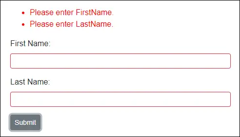 Validation error status in Blazor