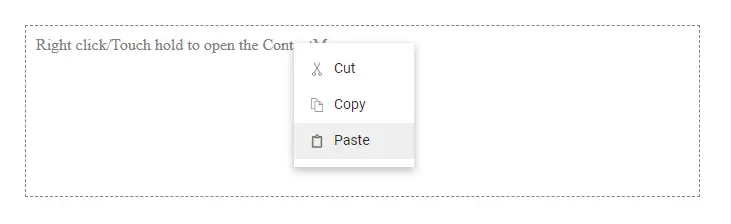 Blazor ContextMenu with Icon
