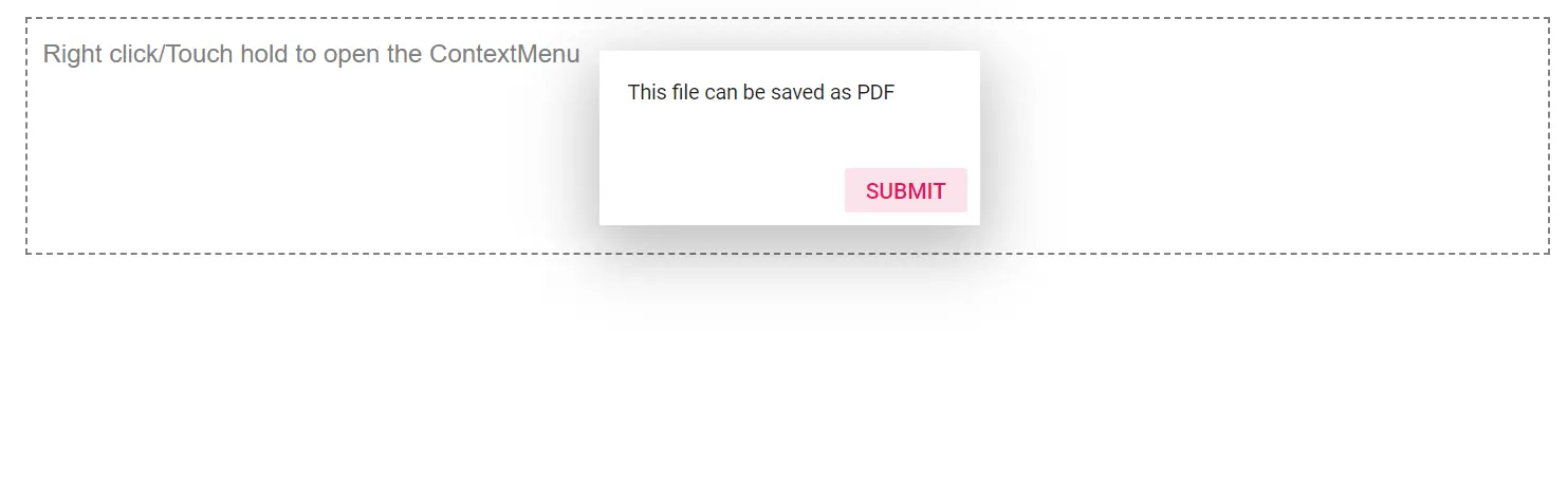 Blazor ContextMenu