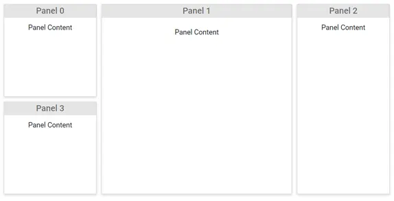 Blazor Dashboard Layout with Header.