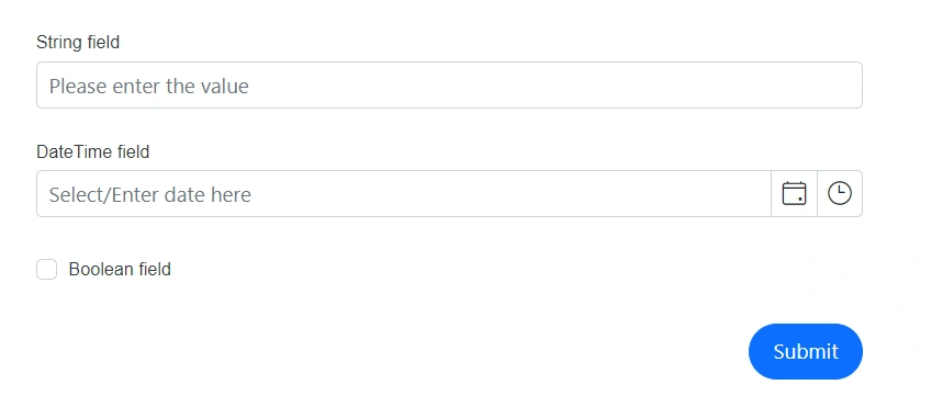 Blazor DataForm Form Item