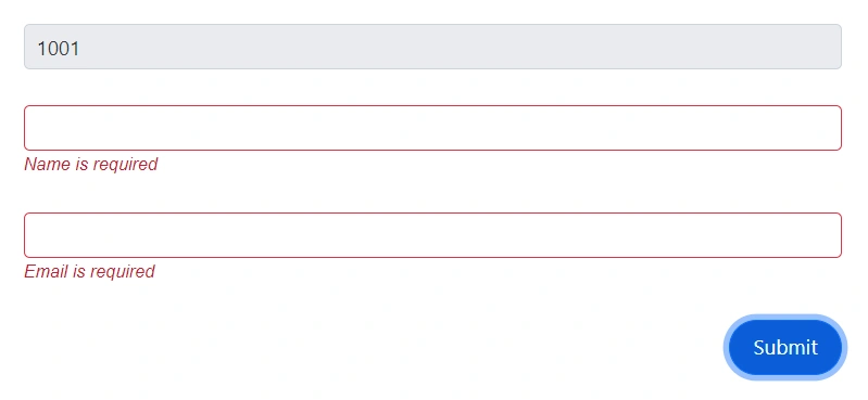 Blazor DataForm form item styled using a custom CSS class