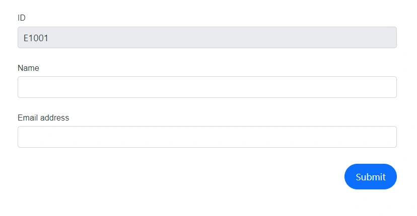 Blazor DataForm form item in a disabled state