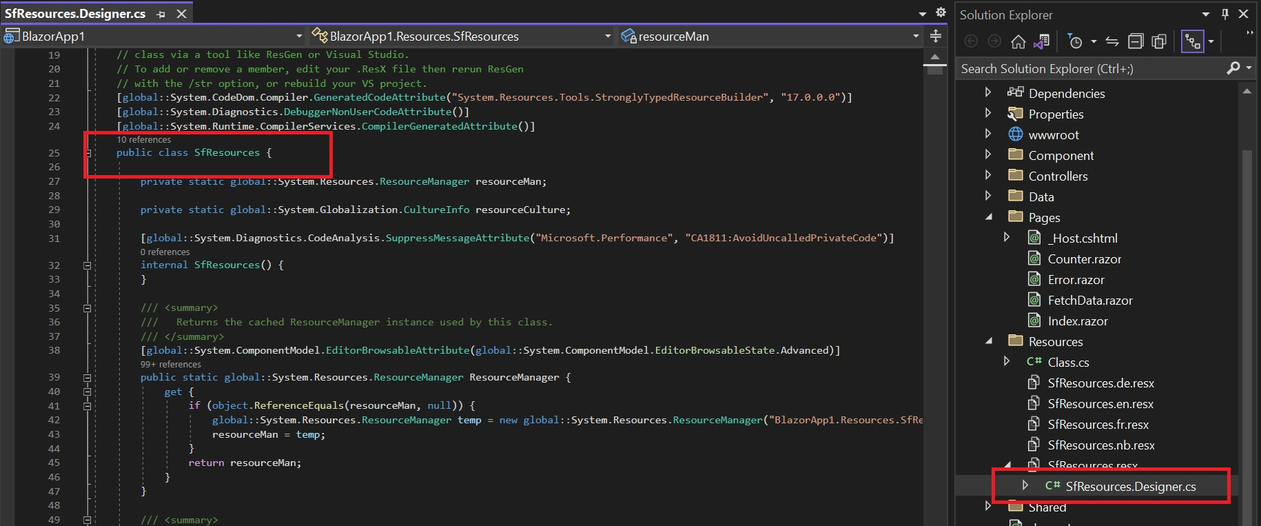 Localization step 3