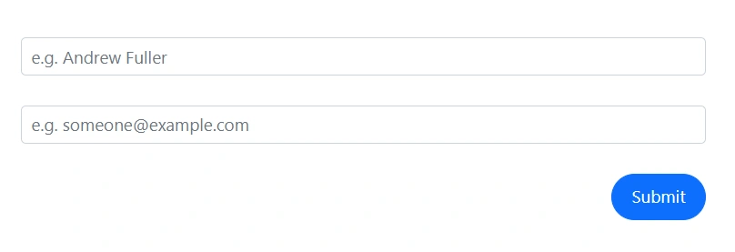Blazor DataForm form item with placeholder text in the editor