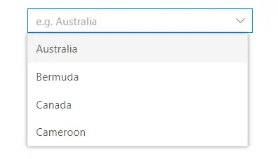 Binding DropDownList Item in Blazor DataManager Component