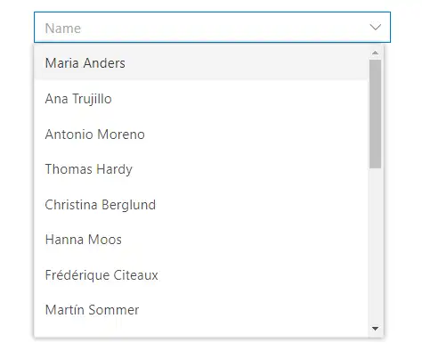 Data Binding in Blazor DataManager Component
