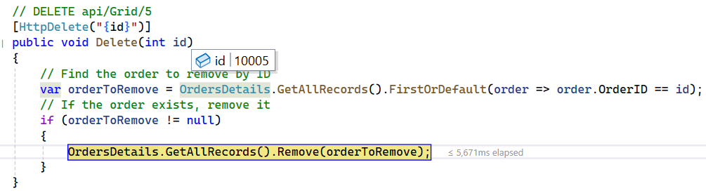 Delete Record